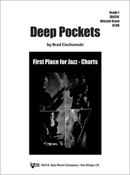 DEEP POCKETS - SCORE by Ciechomski Brad for JAZZ BAND