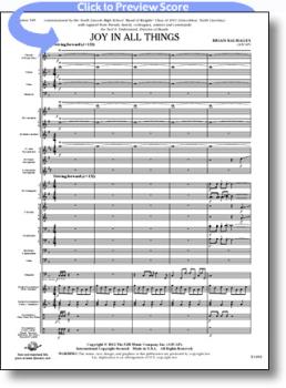 Joy in All Things [concert band] Balmages Conc Band