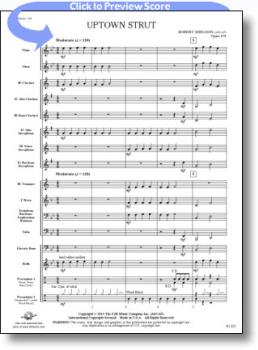 Uptown Strut [conc band] SCORE/PTS