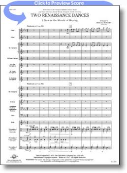 Two Renaissance Dances [conc band] SCORE/PTS
