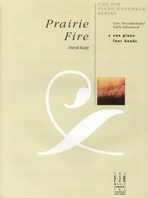 FJH Karp David Karp  Prairie Fire - 1 Piano  / 4 Hands