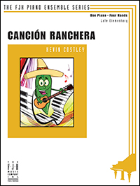 Cancion Ranchera FED-E3 [late elementary piano duet] Costley