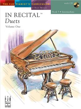 In Recital Duets Bk 5 w/cd [intermediate piano duet] 1P4H