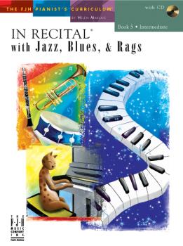 In Recital Jazz Blues & Rags Bk 5 w/cd [piano] (ITM)