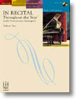 FJH  Various  In Recital Throughout the Year Volume 2 Book 2 - Book/CD