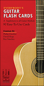 Everybody's Guitar Flash Cards Guitar