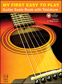 FJH Groeber P Groeber  My First Easy to Play Guitar Scale Book with TAB