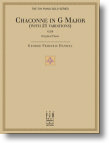 FJH Handel G George Frideric Hand  Chaconne In G Major