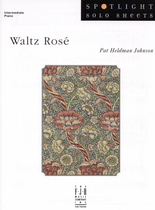 FJH Johnson Pat Heldman Johnson  Waltz Rose - Piano Solo Sheet