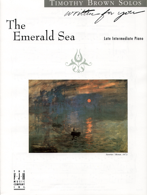 FJH Brown Timothy Brown  Emerald Sea - Piano Solo Sheet