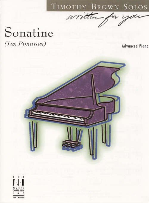 FJH Brown Timothy Brown  Sonatine (Les Pivoines) - Piano Solo Sheet