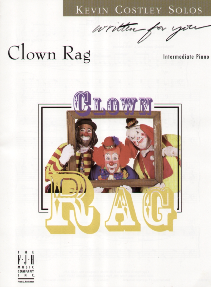 FJH Costley Kevin Costley  Clown Rag - Piano Solo Sheet