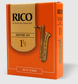 Rico by D'Addario RLA2540 Baritone Sax Reeds, Strength 4 - 25 Pack