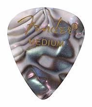 Fender 351 Shape Premium Picks -  12 Pack -  Abalone -  Medium