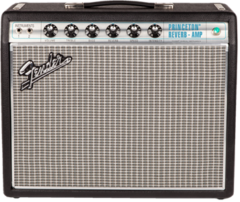 Fender 2272000000 '68 Custom Princeton Reverb Tube Guitar Amp, 10" Celestion Speaker, 12 Watts, Silver Face