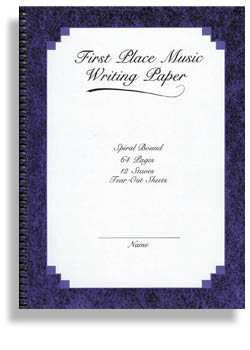 First Place Music Writing Paper MANUSCRIPT