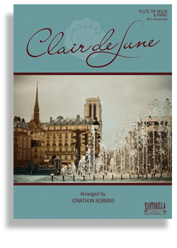 Debussy's Claire de Lune for Flute or Violin and Piano