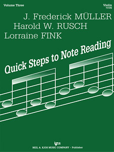 Quick Steps to Note Reading Volume 3
