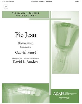 Pie Jesu - 3 Oct. by - Sanders David L - for Handbells 3 Octave