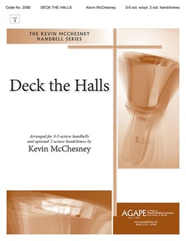 Deck the Halls - 3-5 Octave by - McChesney Kevin - for Handbells 3-5 Octave