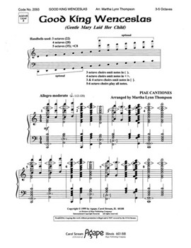 Good King Wenceslas - 3-5 Octave by - Thompson Martha - for Handbells 3-5 Octave