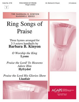 Ring Songs Of Praise by Ringers Edition - Kinyon Barbara Balt - for Handbells