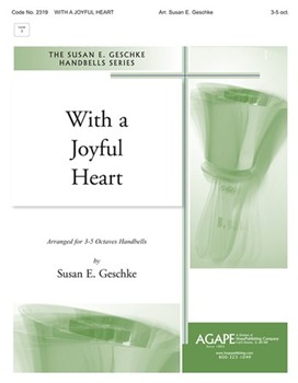 With a Joyful Heart by - Geschke Susan - for Handbells 3-5 Octave
