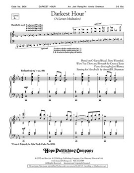 Darkest Hour by Raney Joel - Sherman Arnold B - for Handbells