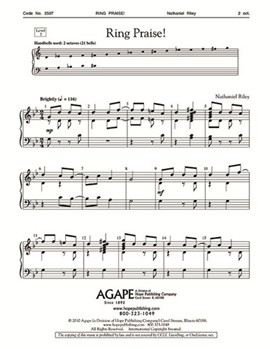 Ring Praise by Riley Nathaniel for Handbells