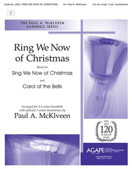 Ring We Now Of Chirstmas by - McKlveen Paul A - for Handbells (RING WE NOW OF CHRIS)