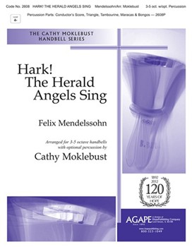 Hark The Herald Angels Sing by Mendelssohn Felix - Moklebust Cathy - for Handbells