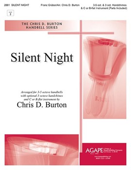 Silent Night by - Burton Chris D - for Handbells 3-5 Octave