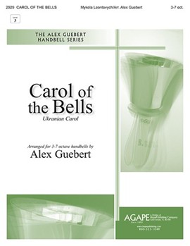 Carol of the Bells by Leontovych Mykola Dmytrovych - Guebert Alex - for Handbells 3-7 Octave