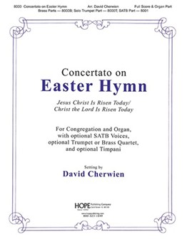 Concertato On "Easter Hymn" by Cherwien David - Cherwien David M - for Organ