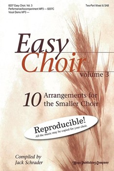 Easy Choir Volume 3 by - Schrader Jack - for SAB (2 and 3 Part)