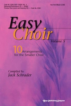 Easy Choir Volume 5 by - Schrader Jack - for 2-Part Mixed (2 and 3 Pt)