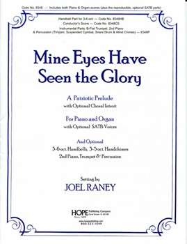 Mine Eyes Have Seen The Glory by - Raney Joel - for Piano and Organ (MINE EYES HAVE SEEN)