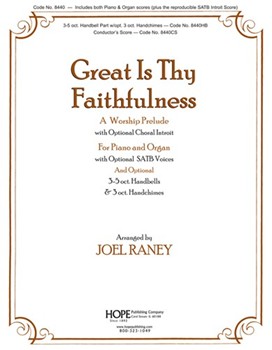 Great Is Thy Faithfulness by Runyan William - Raney Joel - for Piano and Organ (GREAT IS THY FAITHFU)