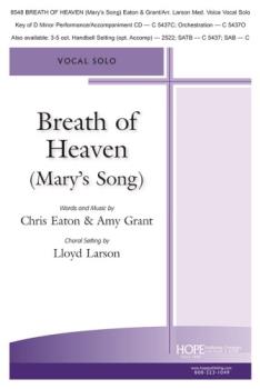 Hope Eaton/Grant          Larson  Breath of Heaven - Medium Voice in D minor