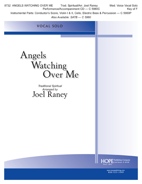 Hope  Raney J  Angels Watching Over Me - Medium Voice