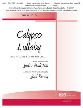 CALYPSO LULLABY based on "Mary's Little Boy Child" Vocal Solo (Key of G) by - Raney Joel - for (CALYPSO LULLABY base)
