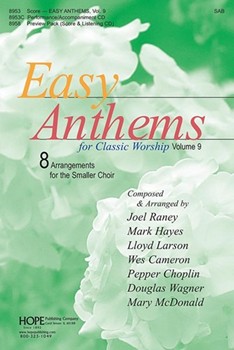 Easy Anthems Volume 9 by Various - Holstein Jane - for SAB and Piano