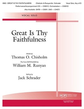 Great Is Thy Faithfulness - Vocal solo by for
