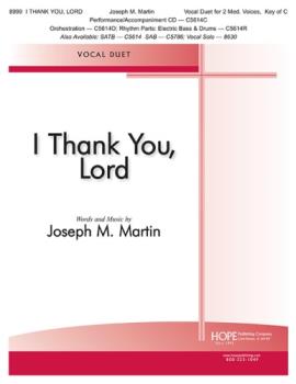 Hope Martin J               I Thank You Lord Vocal Duet - Key of C - Vocal Duet