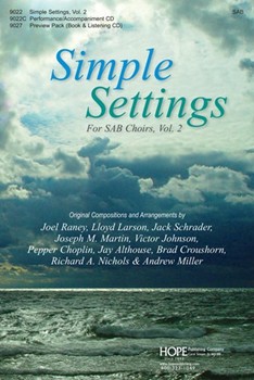 Simple Settings - For SAB Choirs Volume 2 by Various - Various - for SAB and Piano (Volume 2)