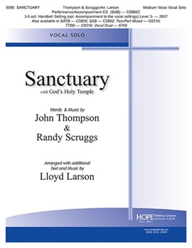 Sanctuary with God's Holy Temple - Vocal Solo (Key of D)