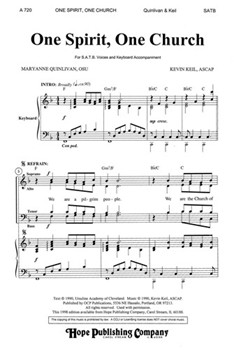 One Spirit One Church by Keil Kevin for SATB