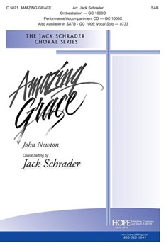 Amazing Grace by - Schrader Jack - for SAB and Piano (AMAZING GRACE)