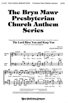 TWO CHORAL BENEDICTIONS SATB by for SATB (TWO CHORAL BENEDICTI)