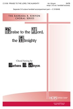 Praise To The Lord The Almighty by Kinyon Barbara B - Kinyon Barbara Balt - for SATB